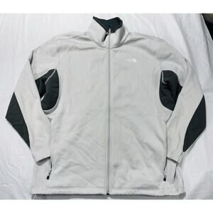 The North Face Fleece Jacket Coat Full Zip Men’s Size 2XL Beige